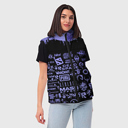 Женский жилет Games pattern, цвет: 3D-черный — фото 2