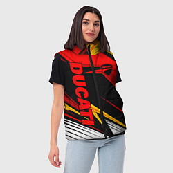 Женский жилет Ducati - red uniform, цвет: 3D-светло-серый — фото 2
