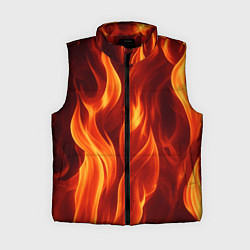 Женский жилет Пламя огня
