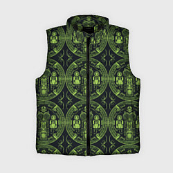 Женский жилет Орнамент маори, цвет: 3D-черный