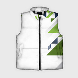 Женский жилет Геометрическая абстракция вектор, цвет: 3D-черный