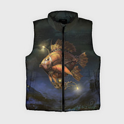Женский жилет Рыба-дирижабль в ночи