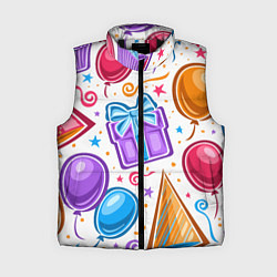 Женский жилет Вечеринка, цвет: 3D-черный