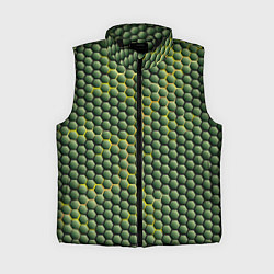 Женский жилет Желтая энергия, цвет: 3D-черный