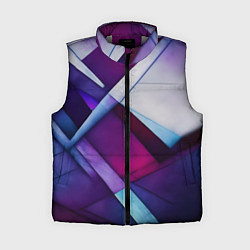 Женский жилет Геометрическая абстракция - нейросеть, цвет: 3D-светло-серый