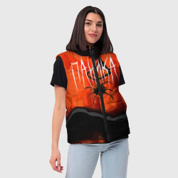 Женский жилет Не паникуй, цвет: 3D-черный — фото 2