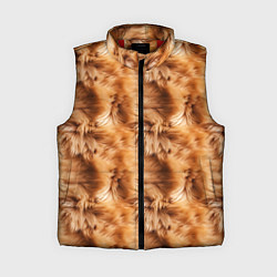 Женский жилет Меховой паттерн