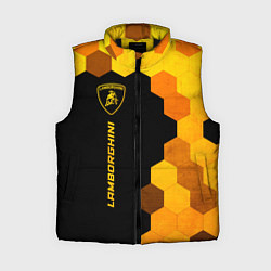 Женский жилет Lamborghini - gold gradient: по-вертикали