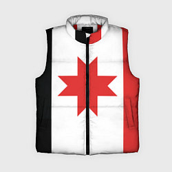 Женский жилет Флаг Удмуртии, цвет: 3D-красный