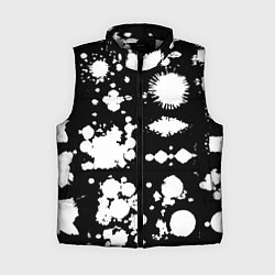 Женский жилет Фантазийный космический паттерн, цвет: 3D-светло-серый