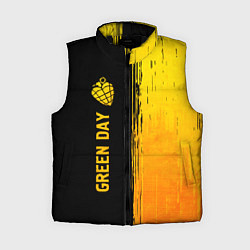 Женский жилет Green Day - gold gradient по-вертикали