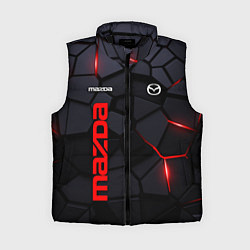 Женский жилет Mazda - плиты с эффектом свечения, цвет: 3D-черный