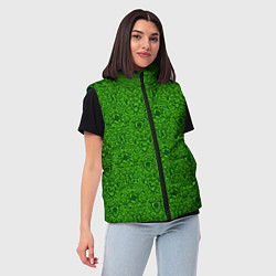 Женский жилет Shrek: Pattern, цвет: 3D-красный — фото 2