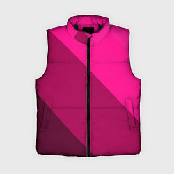 Женский жилет Широкие розовые полосы