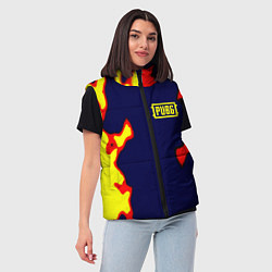 Женский жилет Pubg military game, цвет: 3D-светло-серый — фото 2