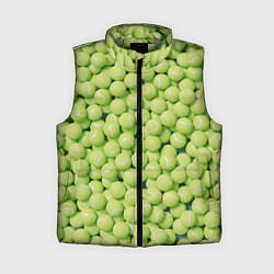Женский жилет Много теннисных мячей, цвет: 3D-светло-серый