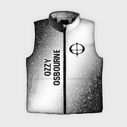 Женский жилет Ozzy Osbourne glitch на светлом фоне вертикально