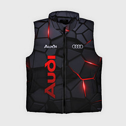 Женский жилет Audi - плиты с эффектом свечения, цвет: 3D-черный