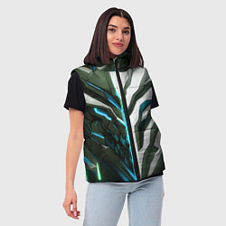 Женский жилет Броня адская и райская синяя, цвет: 3D-черный — фото 2