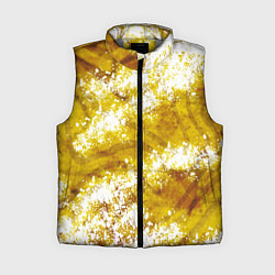 Женский жилет Желто-белая абстракция