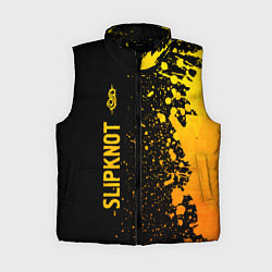 Женский жилет Slipknot - gold gradient по-вертикали