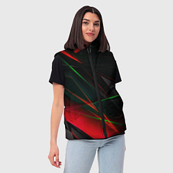 Женский жилет Текстуры хрусталь, цвет: 3D-красный — фото 2