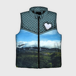 Женский жилет Облачные сердца