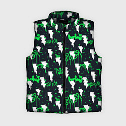 Женский жилет Узорчатые каракули, цвет: 3D-светло-серый