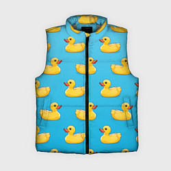 Женский жилет Желтые резиновые уточки для ванны