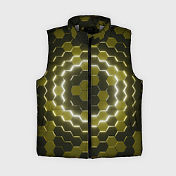 Женский жилет Гексагональная броня, цвет: 3D-светло-серый