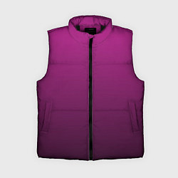 Женский жилет Вишневый и черный градиент, цвет: 3D-черный
