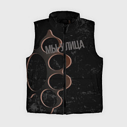 Женский жилет Мы с улицы, цвет: 3D-черный