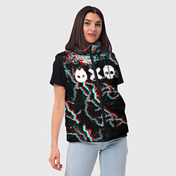 Женский жилет Love death & robots strom, цвет: 3D-черный — фото 2