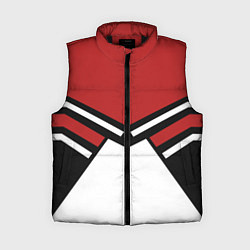 Женский жилет Советский спорт с полосами, цвет: 3D-черный