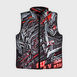 Женский жилет Красная каменная броня, цвет: 3D-светло-серый