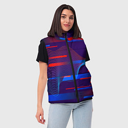 Женский жилет Abstraction colored, цвет: 3D-светло-серый — фото 2