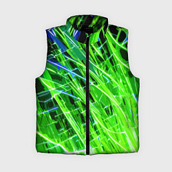Женский жилет Зелёные энергетические линии