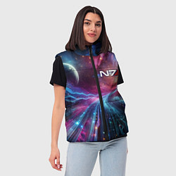 Женский жилет Mass Effect - N7, цвет: 3D-красный — фото 2