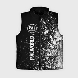 Женский жилет Palworld glitch на темном фоне по-вертикали