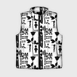 Женский жилет Depeche Mode DM music, цвет: 3D-черный