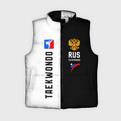Женский жилет Тхэквондо черный и белый