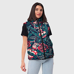 Женский жилет Tattoo machine, цвет: 3D-светло-серый — фото 2