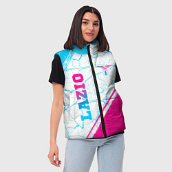 Женский жилет Lazio neon gradient style вертикально, цвет: 3D-черный — фото 2
