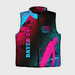 Женский жилет Bayer 04 - neon gradient вертикально, цвет: 3D-черный