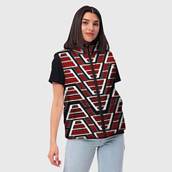 Женский жилет Техно броня красная, цвет: 3D-светло-серый — фото 2