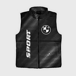 Женский жилет BMW sport metal, цвет: 3D-черный