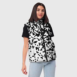 Женский жилет Камуфляж городской, цвет: 3D-черный — фото 2