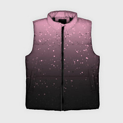 Женский жилет Градиент тёмный розовый брызги