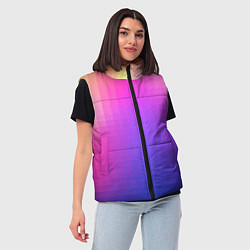 Женский жилет Gradient 8-bit, цвет: 3D-красный — фото 2