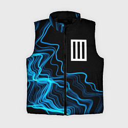 Женский жилет Paramore sound wave, цвет: 3D-черный